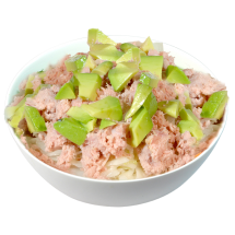 Salade thon cuit mayo avocat